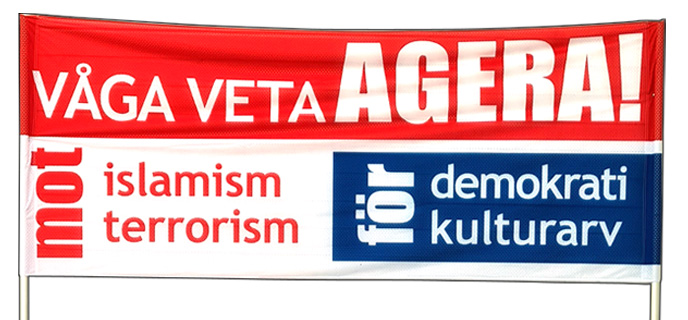 FramtidSverige banderoll